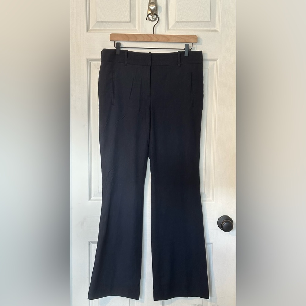 LOFT navy blue Kate straight leg trouser pant, size 6